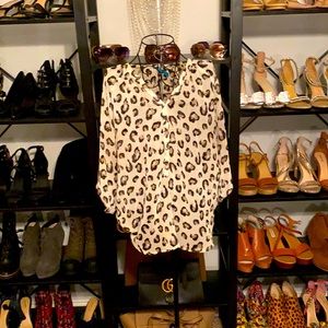 Black and White Blouse